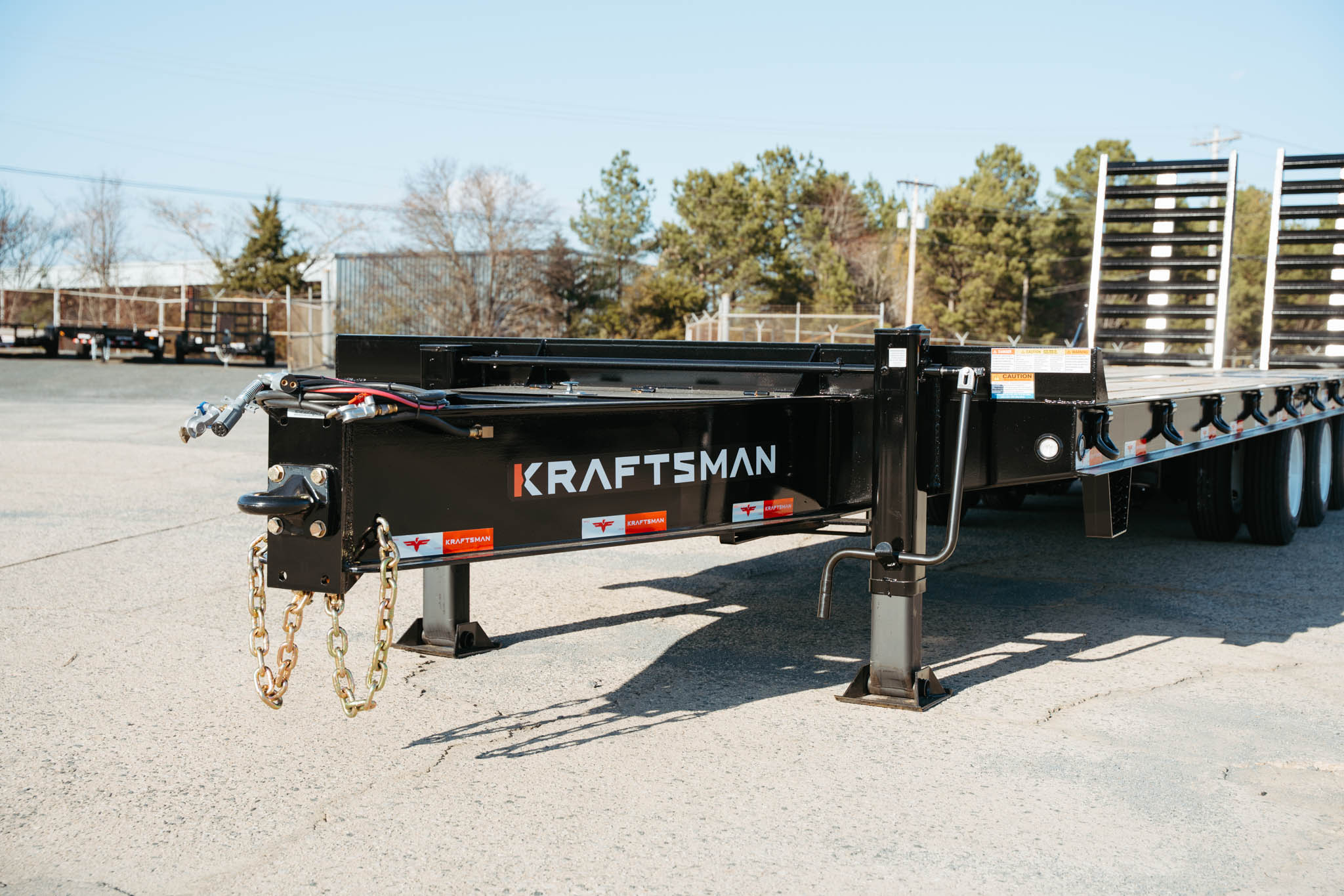 25 Ton Pintle Heavy Equipment Trailer | Lift Axle | Kraftsman Trailers